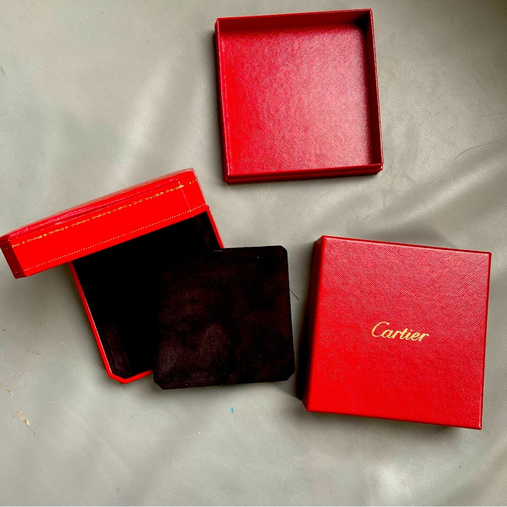 Authentic Cartier jewelry Necklace Box and Packaging (Empty) NEW